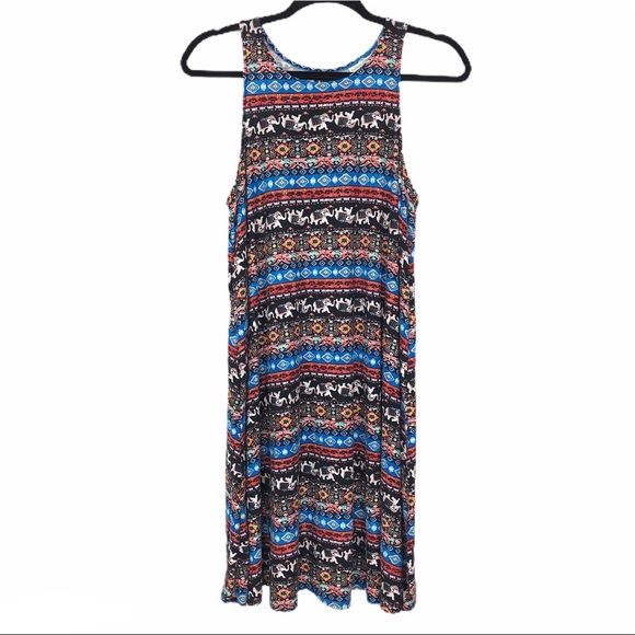 Bobbie Brooks Dresses & Skirts - Bobbie Brooks aztec sleeveless midi flowy dress